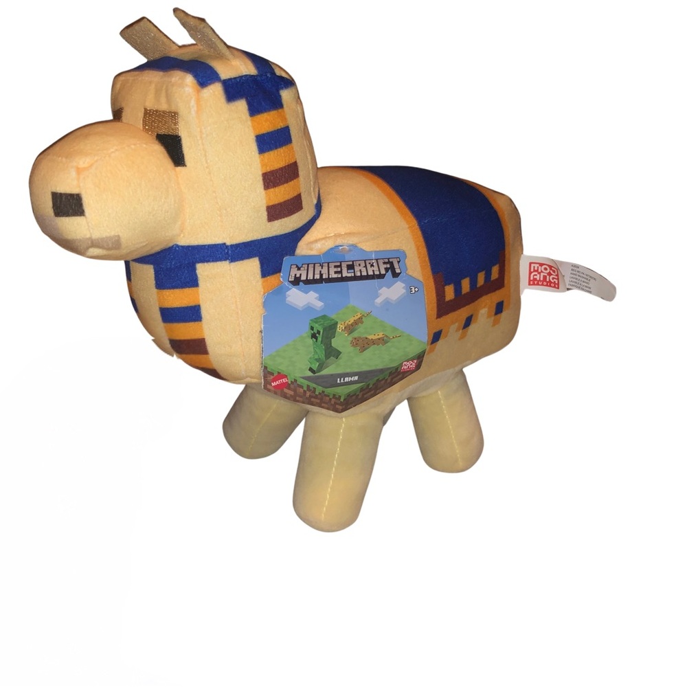 Llama Minecraft Plush Toy - Blue and Tan
